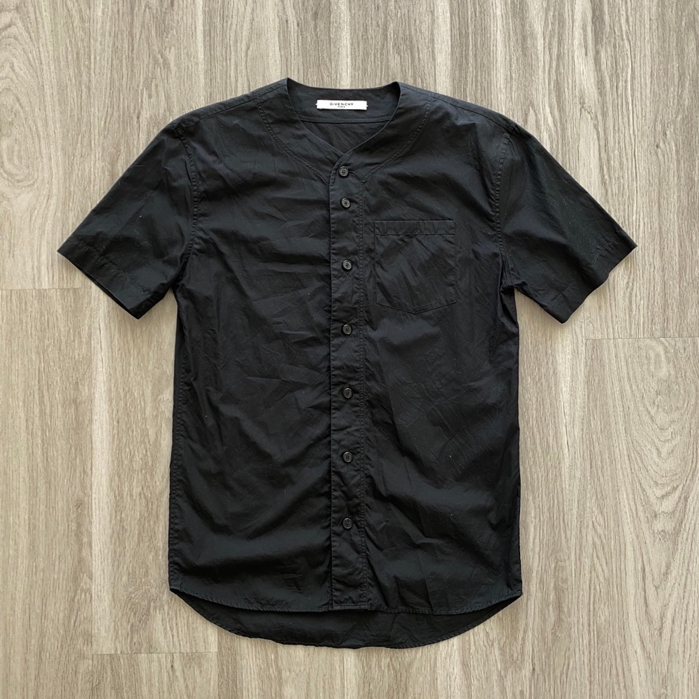 Givenchy “17” Poplin Baseball Shirt